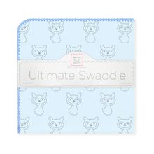 SwaddleDesigns Ultimate Gray Fox голубая