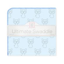 SwaddleDesigns Ultimate Gray Fox голубая