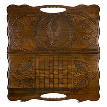 Нарды резные "Орел 2" с ручкой 60