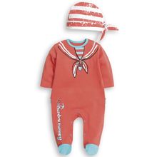 Pelican комбинезон и шапочка коралловый