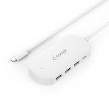 Orico HCD-1-WH-PRO 4-Port Hub,  3xUSB3.0  +USB-C,  подкл. USB-C