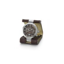 70063 - Часы карманные 69х55х22 мм натуральная кожа коричневый