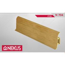 Плинтус Нексус (Nexus) с мягким краем и кабель каналом