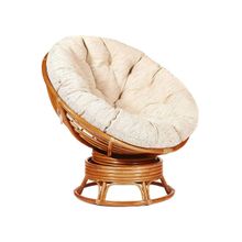 ПМ: Tetchair Кресло-качалка "PAPASAN" w 23 01 B   без подушки   + Матрац для кресла "Папасан"