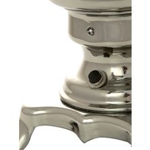 Электрический самовар 3 литра никелированный "Репа" с автоматическим отключением при закипании, арт. 130286к