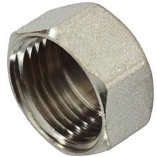 Заглушка Stout 2 никелированная с внутренней резьбой