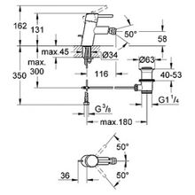 Смеситель Grohe Concetto 32208001 для биде