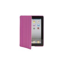 Чехол Jisoncase Executive для iPad 4  3  2 Ярко-розовый