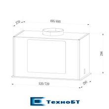 Встраиваемая вытяжка Lex GS Bloc GS 600 black