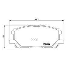 Колодки Тормозные Дисковые | Перед | Lexus Rx (_u3_) 350 Awd (Gsu35_) 02.2006 - 12.2008 <=> Lexus Rx (_u3_) 330 Awd (Mcu38) 04.2003 - 12.2008 Brembo арт. P83067