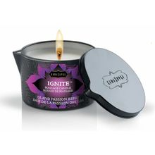 Kama Sutra Массажная свеча Ignite Island Passion Berry с ароматом маракуйи и папайи - 170 гр.