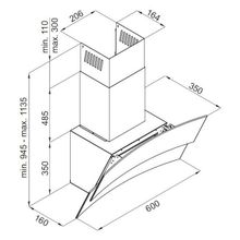 Maunfeld Вытяжка MAUNFELD Plym arca 60 белый