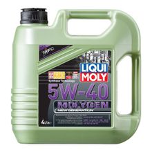 Liqui moly 5w-40 Sn Сf Molygen New Generation 4л (Нс-Синт.Мотор.Масло) Api Sn Cf   Acea A3 B4bmw Longlife-01, Mb 229.5porsche A40, Vw 502 00 505 00renault Rn 0700фирменный Продукт