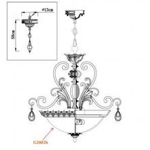 Подвесной светильник Odeon Light Safira 2802 3