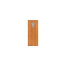 Ламинированная дверь. модель 4с3 (Цвет: Миланский орех, Размер: 600 х 2000 мм., Комплектность: + коробка и наличники)