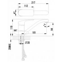 Смеситель Lemark plus Shape LM1704C для кухонной мойки