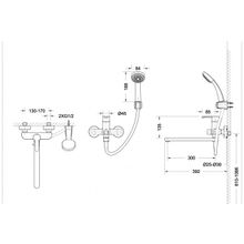 Смеситель Bravat Stream F63783C-LB