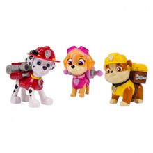 Paw Patrol Paw Patrol 16618 Щенячий патруль Набор из 3 щенков с рюкзаком-трансформером 16618