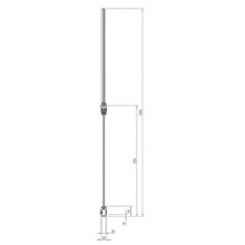 Шторка для ванной Ravak 10° 10CVS2 (7QRA0103Z1) правая профиль белый