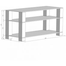 Тумба под телевизор Akma Pl 4 2blk