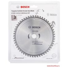 Bosch Пильный диск Bosch ECO AL 190x20-54T по алюминию (2608644390 , 2.608.644.390)