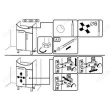 Triton Тумба с раковиной Эко 55 салатовая