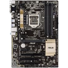 Материнская плата ASUS Z97-P RTL {S1150, Intel® Z97, ATX, 4xDDR3-3200(OC),Max 32GB, 2xPCI-Ex16, 2xPCI-Ex1, 2xPCI, 4xSATA3(RAID 0 1 5 10), 1xM.2, GigaLan, 8CH, VGA DVI HDMI, 2xUSB2.0, 4xUSB3.0}