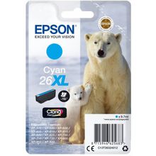 Картридж EPSON  (C13T26324012) для  XP-600 605 700 710 800, голубой