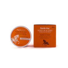 Патчи гидрогелевые с золотом и конским жиром (лошадиным маслом) FarmStay Horse Oil Gold Hydrogel Eye Patch 60шт