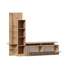 Алмаз. Любимый дом Кёльн Тумба под ТВ (Дуб Золотой Белый)