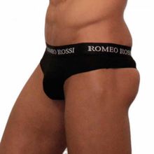 Romeo Rossi Трусы-стринги с широким поясом (XL   фиолетовый)