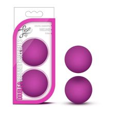 Blush Novelties Розовые вагинальные шарики Double O Beginner Kegel Balls (розовый)