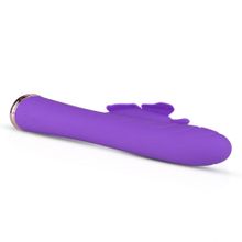 Фиолетовый вибратор-кролик The Princess Butterfly Vibrator - 20,5 см. (233153)