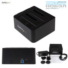 StarTech USB 3.1 Dual-Bay Dock for 2.5" 3.5" SATA SSDs HDDs