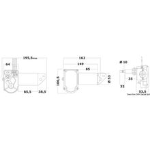 Osculati Motor for arms and blades 24 V 20 W, 19.181.02