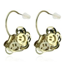 Серьги-кольца "Смайлики" (арт. 82586-1)