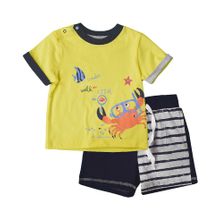 Crockid для мальчика лимонно-синий