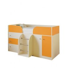 РВ мебель Астра 5 дуб молочный оранжевый
