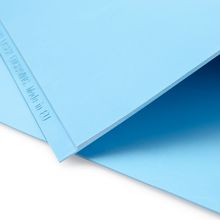 Резина для лазерной гравировки - Эколайн, А4+ (310х220мм), 2.3мм, цвет голубой