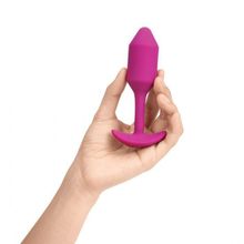 b-Vibe Розовая пробка для ношения с вибрацией Snug Plug 2 - 11,4 см. (розовый)