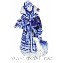 Штоф "Зима". Гжельский фарфор. арт. 2187