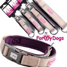 Светоотражающий ошейник ForMyDogs для активных собак серый FMDSp15003-2015 Gr