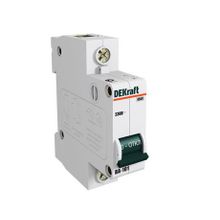Модульный автоматический выключатель ВА-101 1 полюс, 50А, х-ка D | код. 11107DEK | DEKraft