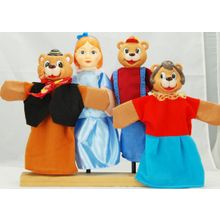 Жирафики кукольный театр Три медведя 4 куклы