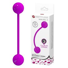 Лиловые вагинальные шарики KEGEL BALL III (216995)