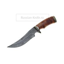 Нож Рыбак (сталь Р12М-быстрорез), карельская береза, А.Жбанов