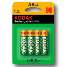 Аккумулятор AA KODAK HR6-4BL 2100мА ч Ni-Mh, 4шт, блистер