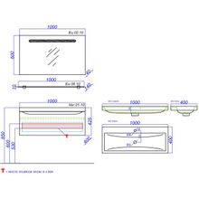 Aqwella Мебель для ванной Верона 100 белая