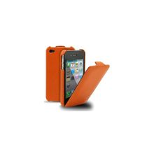 Кожаный чехол Melkco Jacka Type Orange для iPhone 4 4S