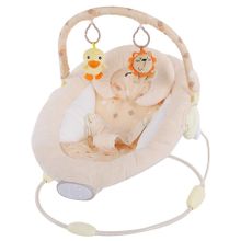 LA-DI-DA Шезлонг ЦЫПЛЕНОК, 2 положения спинки, дуга с игрушками, 58x66x60см,6 шт в кор.